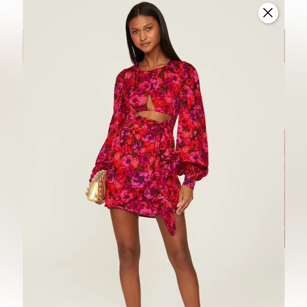 NWT for love & lemons Lauren Mini dress
